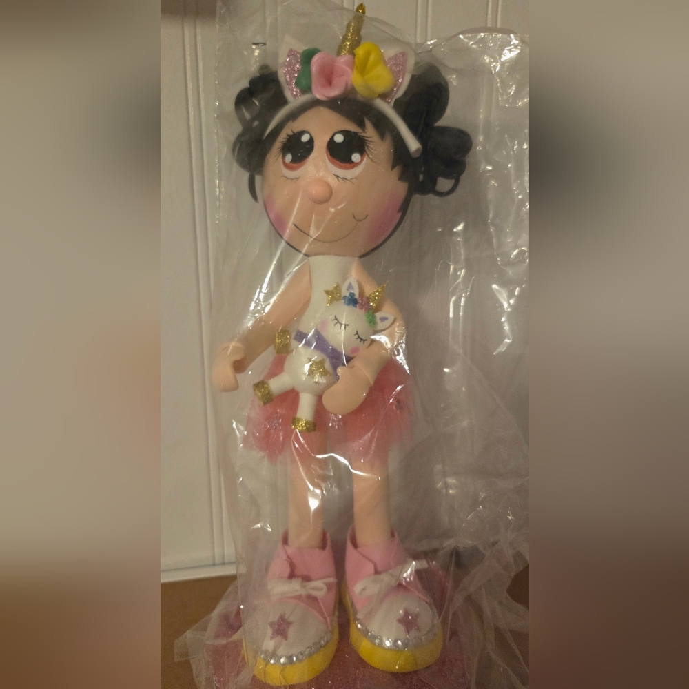 Handmade Unicorn Doll Cake Topper Or Decor